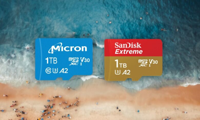 Sandisk Micro SD Sandisk Micron scaled #MWC19 – Une multitude de cartes Micro SD 1To ! Micro SD