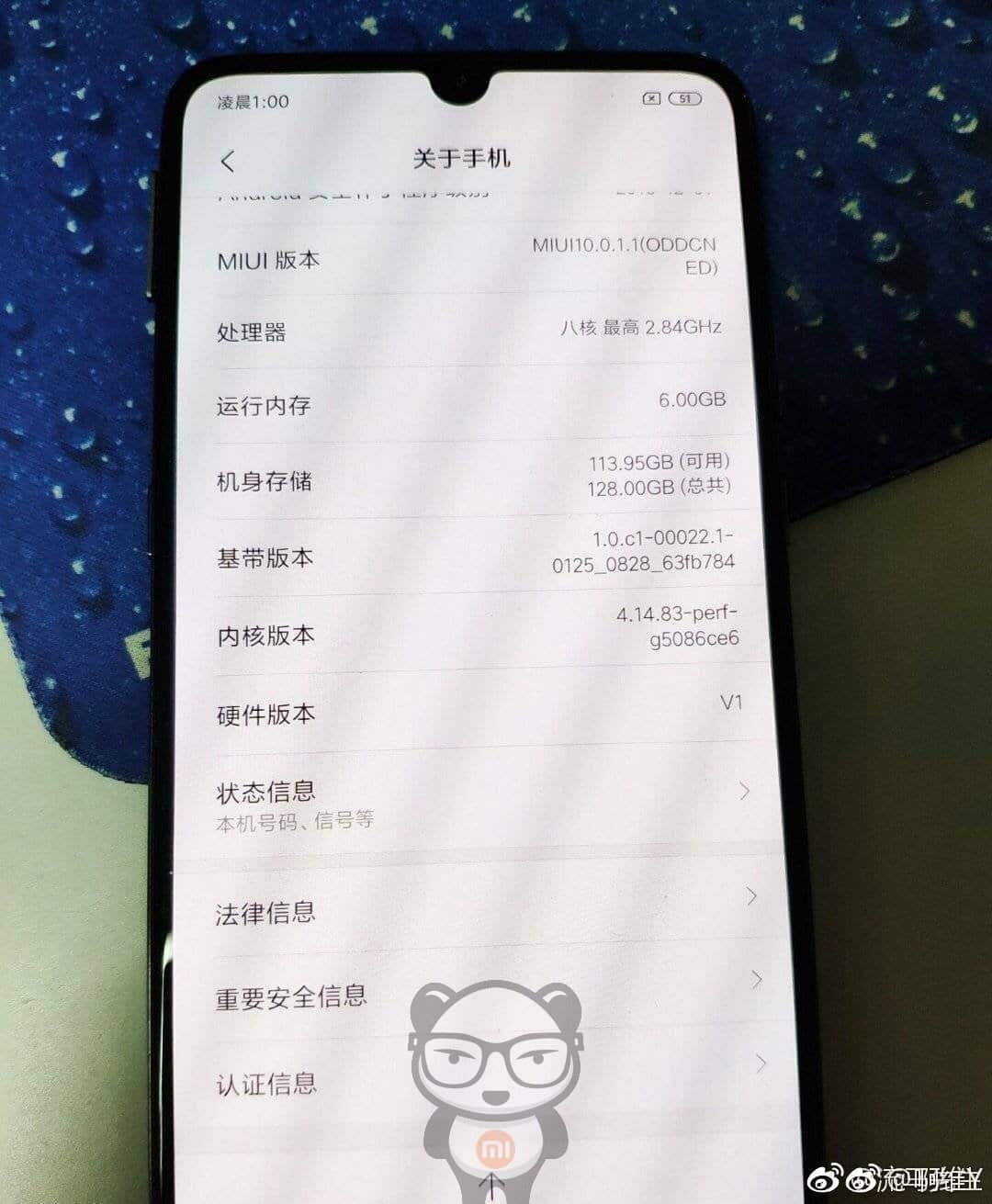 Xiaomi Mi 9 Specs Xiaomi Mi9 Le Xiaomi Mi 9 déjà en approche leak