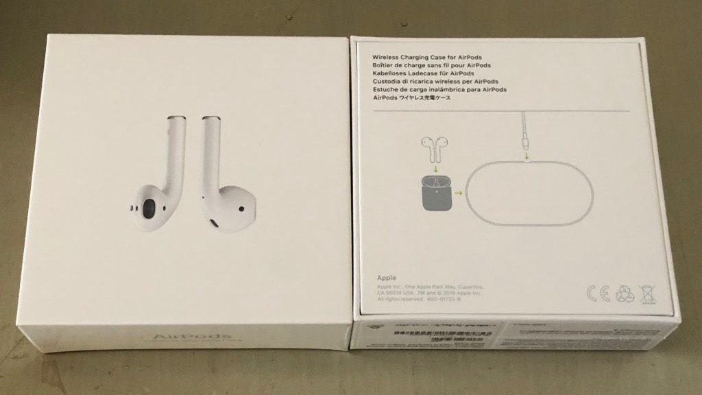 AirPower sur la boite des AirPods 2