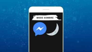 Mode sombre Facebook Messenger