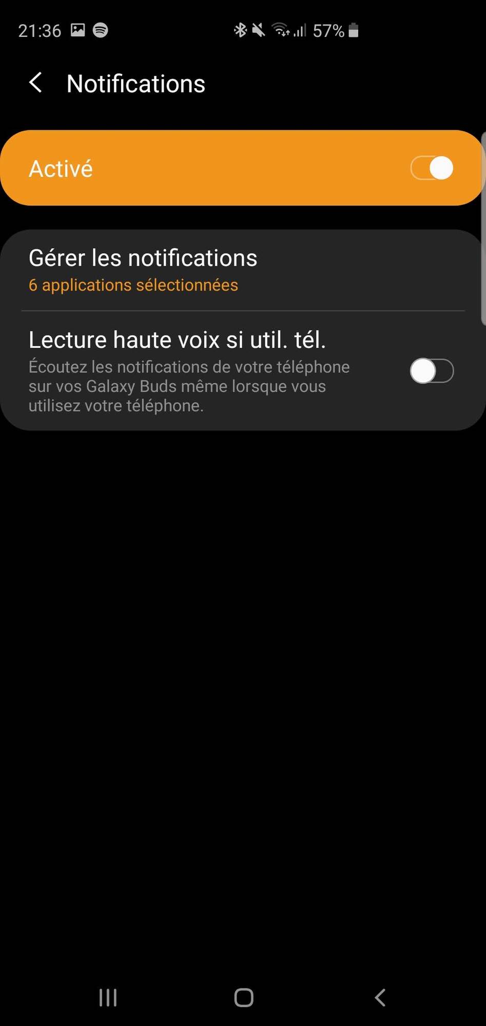 Buds Screenshot 20190331 213608 Galaxy Buds Test – Samsung Galaxy Buds : Des écouteurs confortables en difficulté sur l’audio écouteurs sans fil