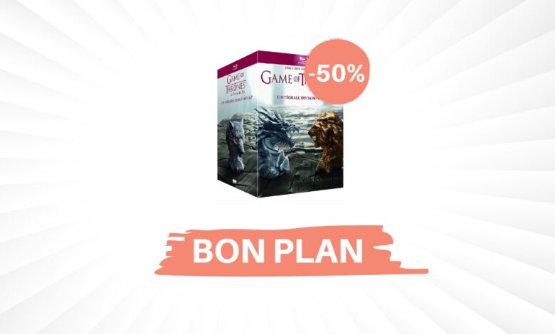 Bon plan – Le coffret Blu-Ray Game of Thrones passe à 45€ ! amazon