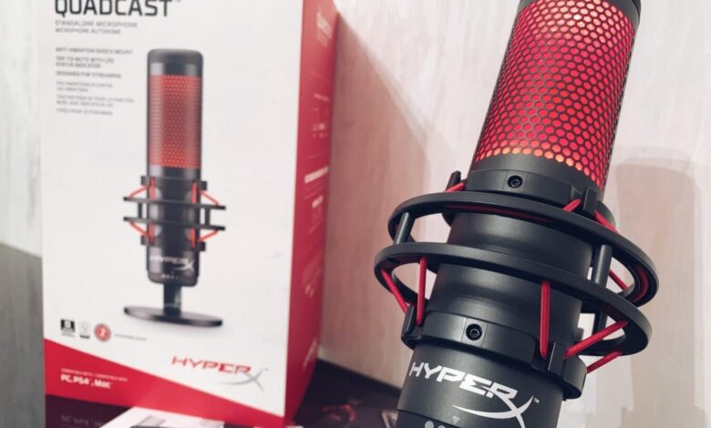 Test – HyperX Quadcast : L’impressionnant premier micro d’HyperX hyperx