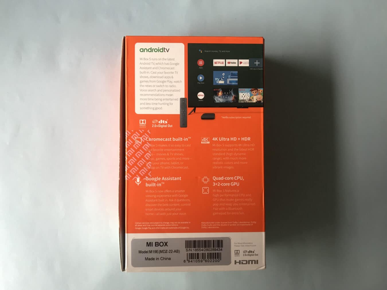Boîte Xiaomi Mi Box S