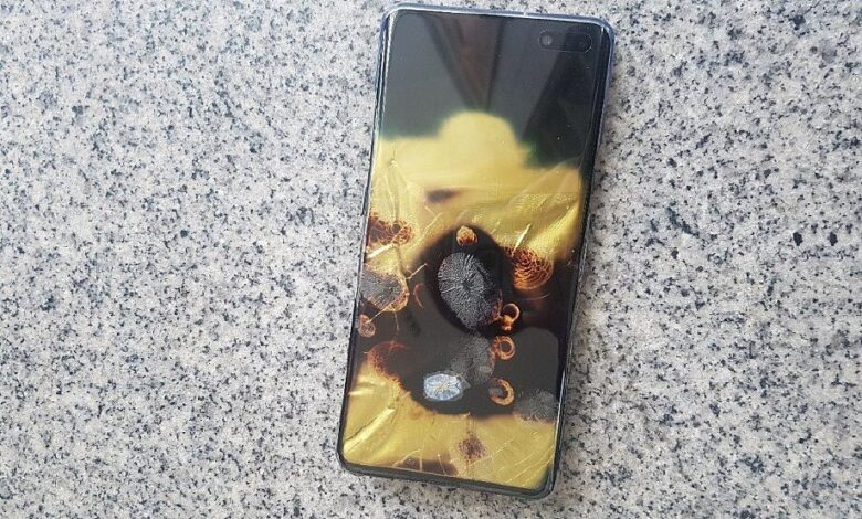 Samsung Galaxy S10 5G Explosion