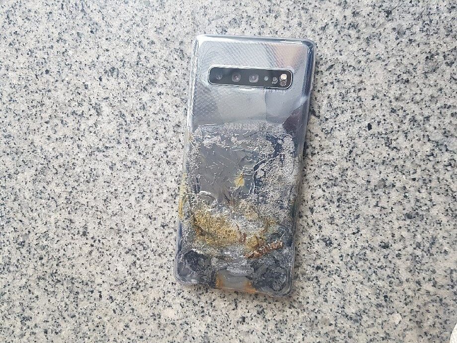 Samsung Galaxy S10 5G Explosion