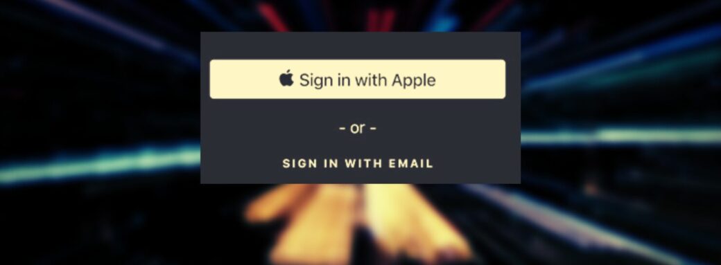 Sign in wth Apple