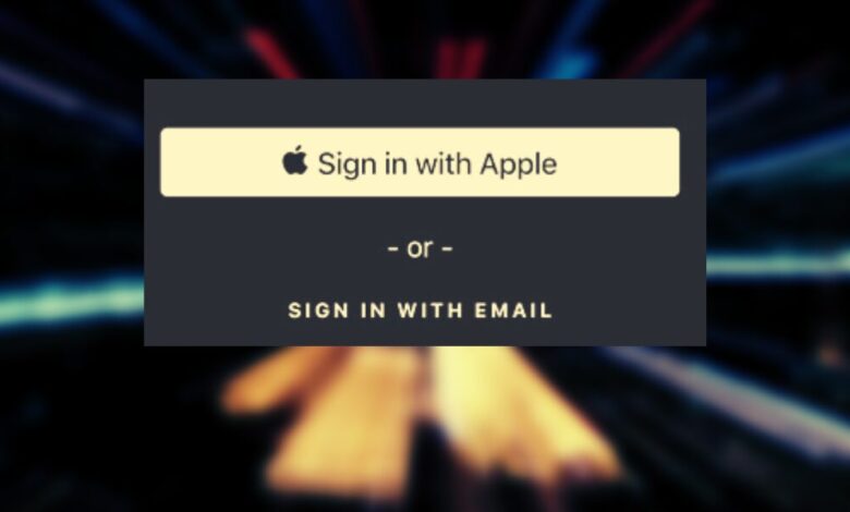Sign in wth Apple
