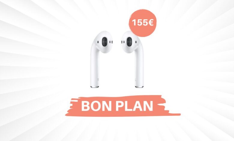 Bon Plan – Les AirPods 2 d’Apple passe à 155€ ! AirPods
