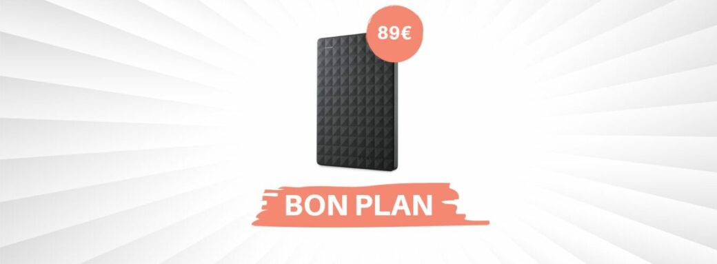 Bon Plan – Un disque dur externe Seagate de 4To pour 89€ ! 4to