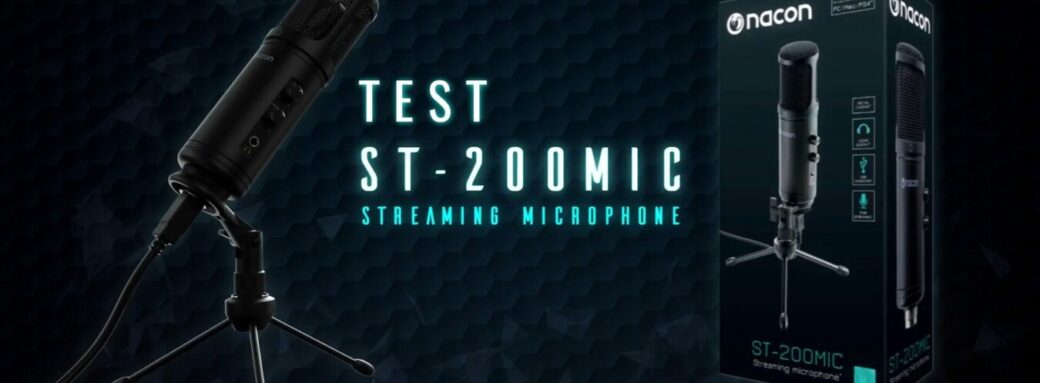 Test – Nacon ST-200MIC : Un premier micro pour moins de 80€ Micro