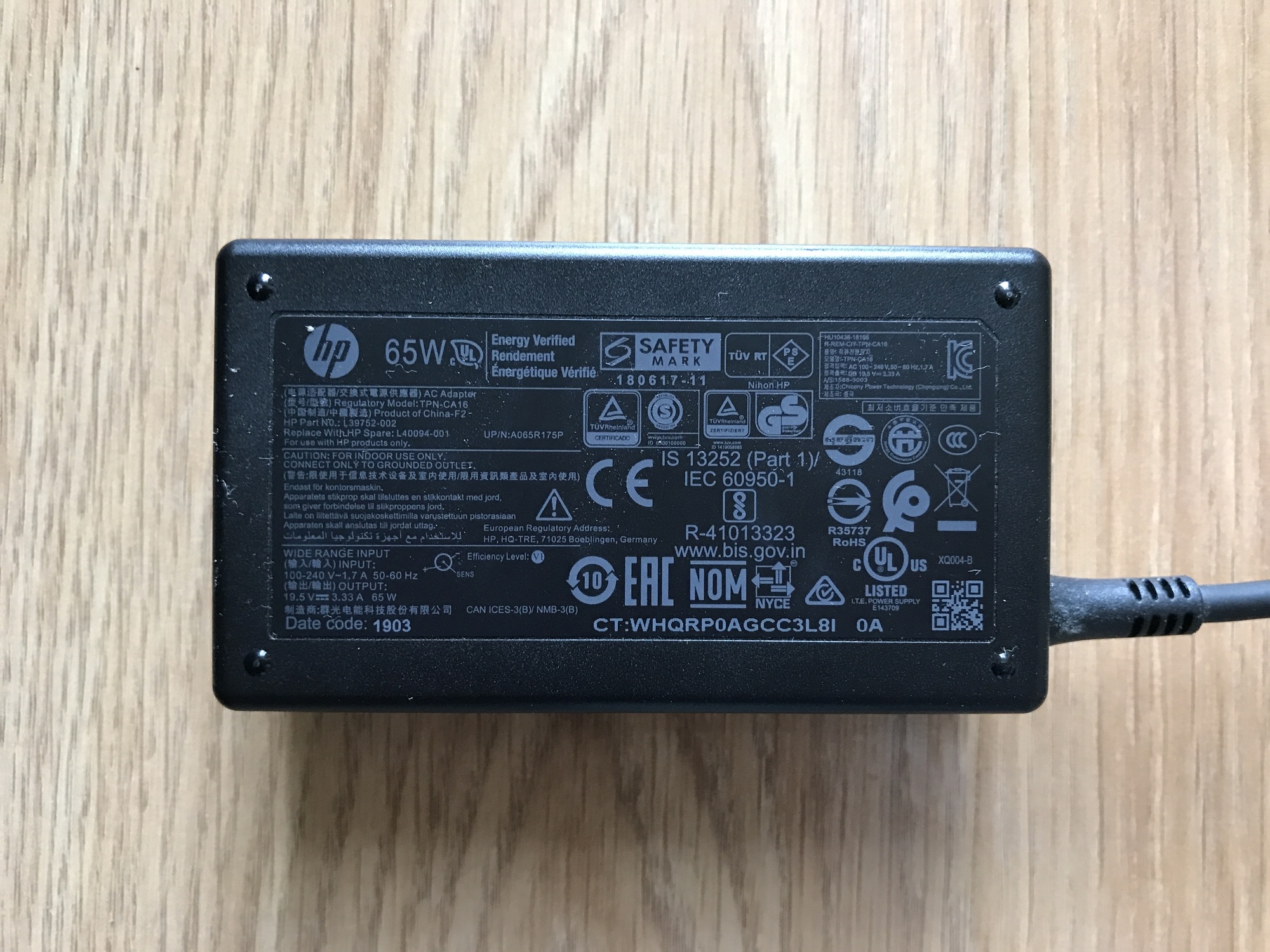 Chargeur HP 24-F1011NF