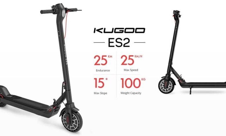 Kugoo ES2 Geekbuying bon plan tech promo code trotinette écran scooter téléphone