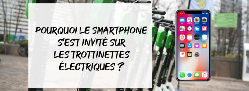 trottinette électrique et smartphone danger et conseil