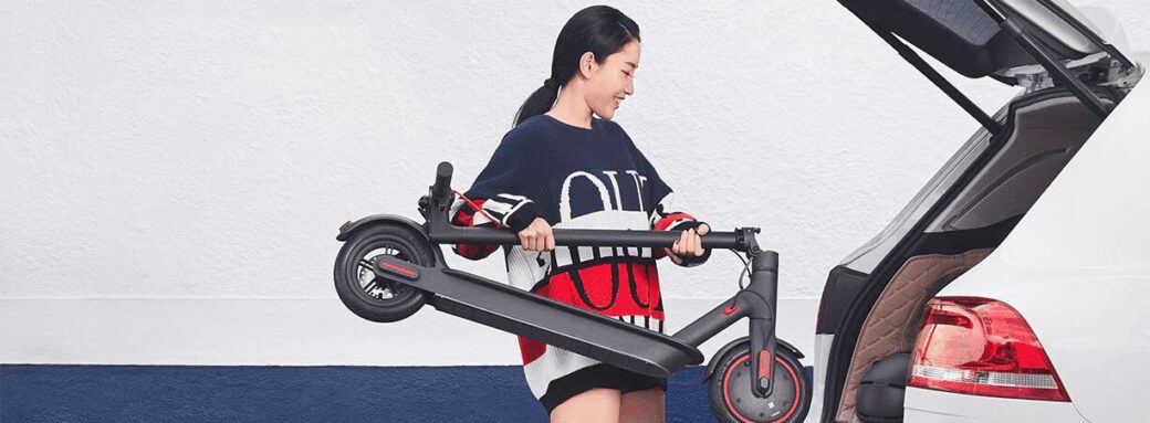 Rangement de la trottinette électrique Xiaomi M365 Pro
