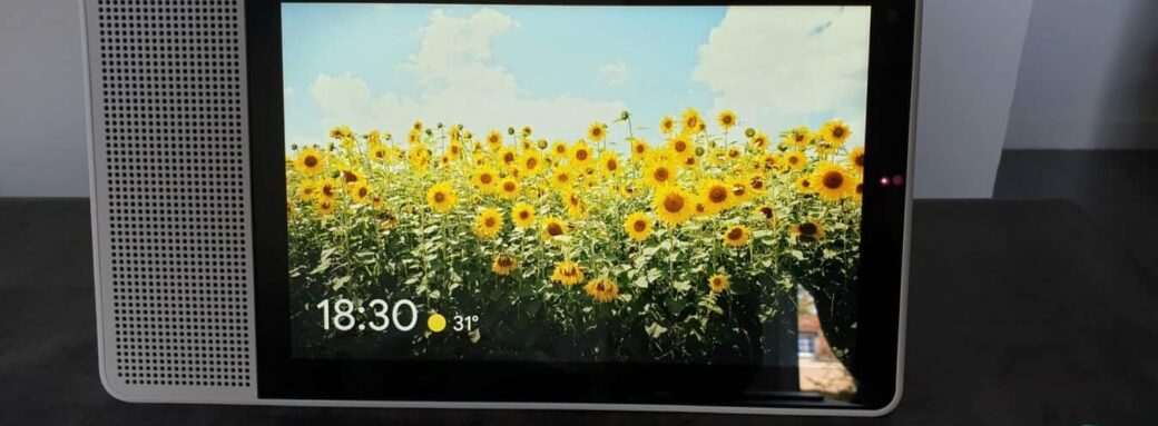 Test Lenovo Smart Display - Vue de la face avant