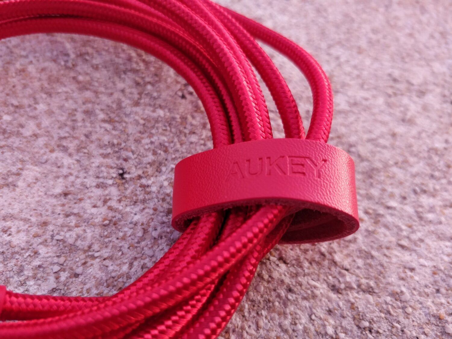 aukey rouge cable usb-c