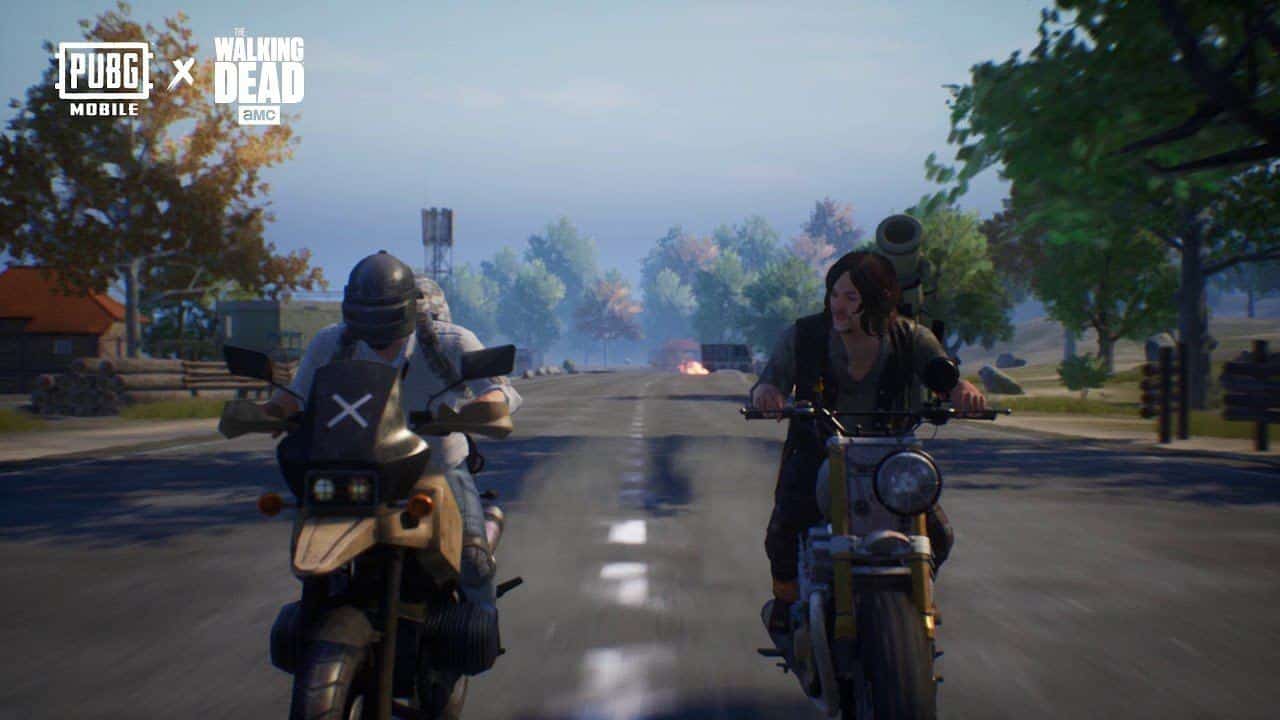 pubg the walking dead mobile collaboration 