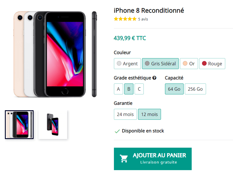 SMAAART : 3 différents grades de smartphones reconditionnés iPhone reconditionné