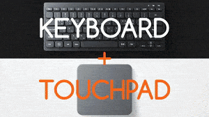 mokibo clavier Bluetooth trackpad