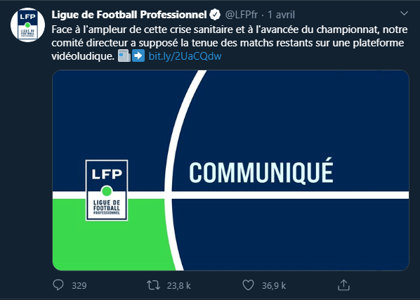 Ligue 1 Coronavirus Sport Football
