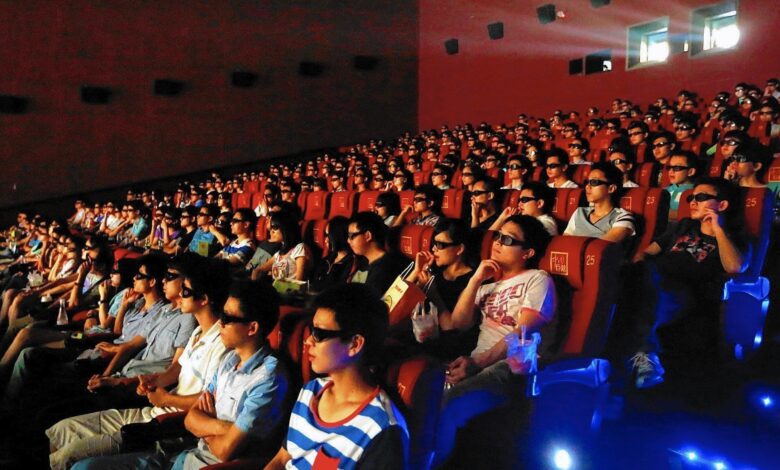 Salle de cinéma en Chine