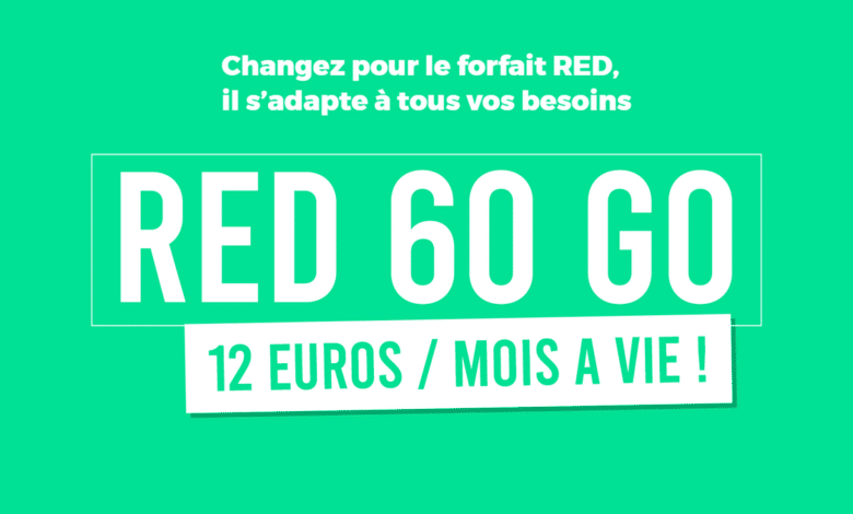 forfait mobile 60 Go RED by SFR