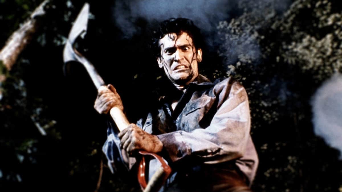 Bruce Campbell dans Evil Dead