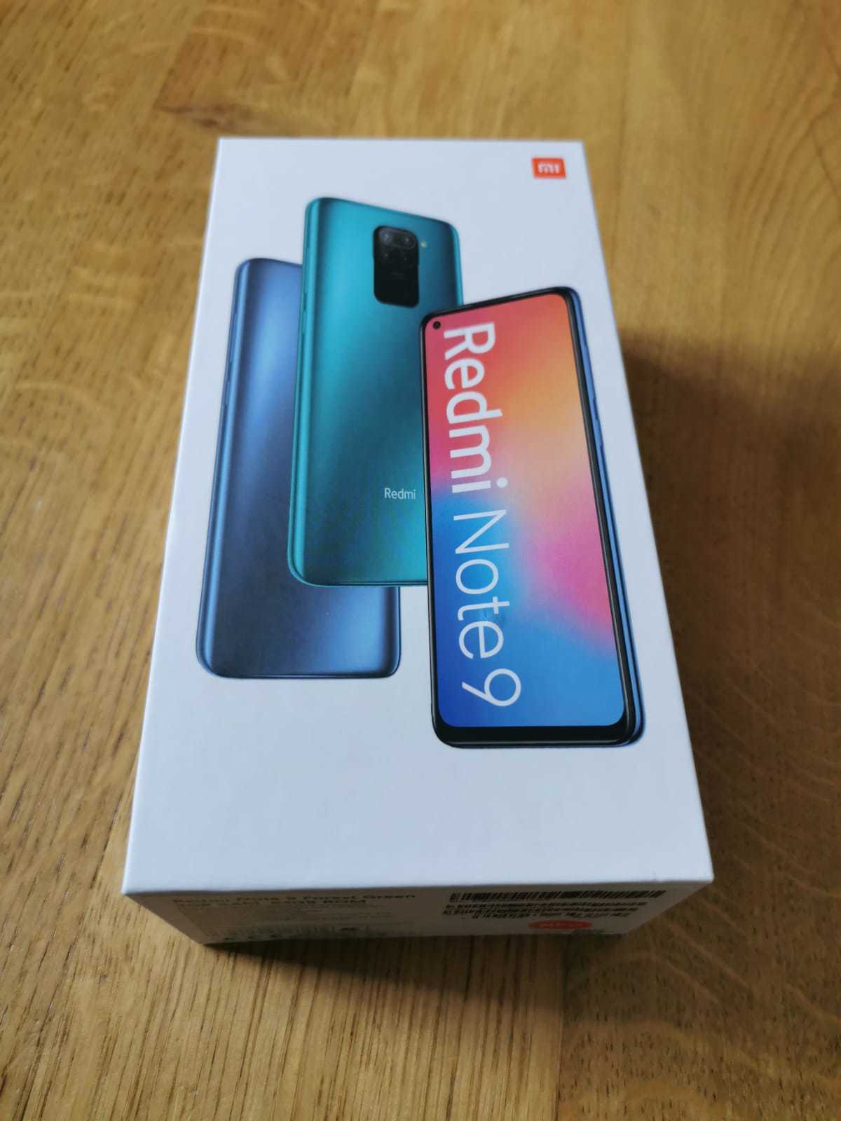 Le Redmi Note 9 déballage