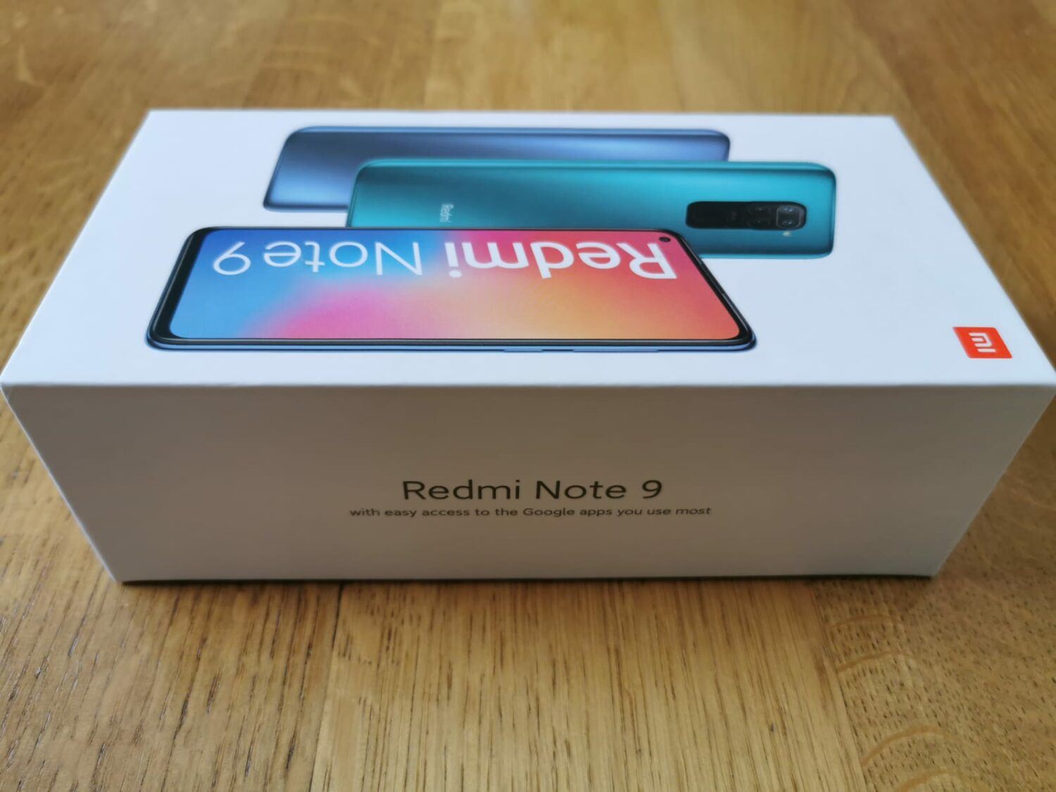 Xiaomi Redmi Note 9 déballage