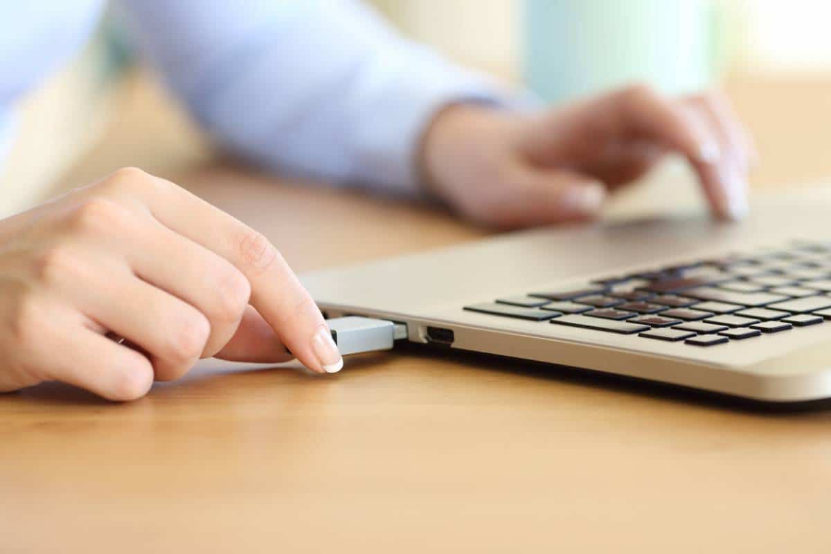 comment sauvegarder photos sur cle usb