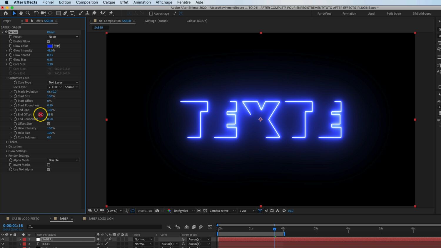 tutoriel tuto After Effects