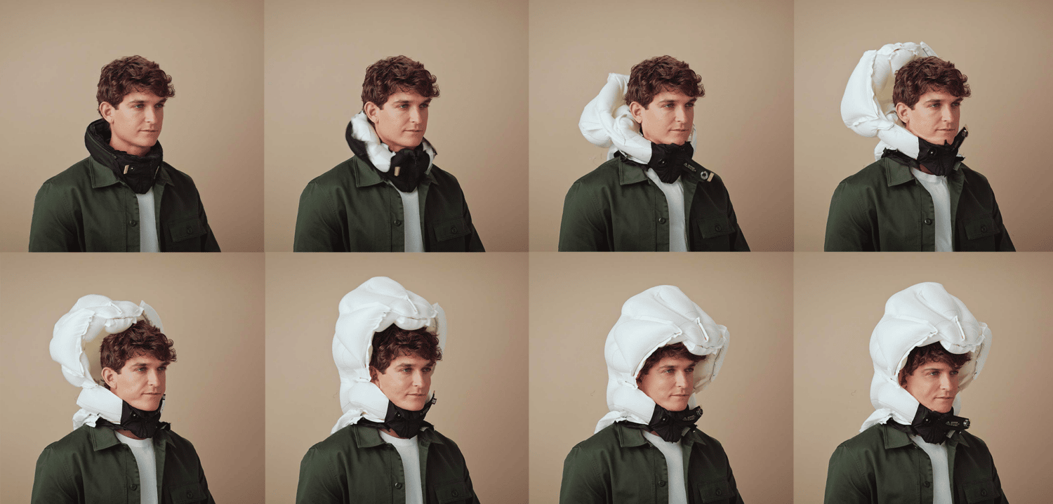 Déploiement de l'airbag Hovding