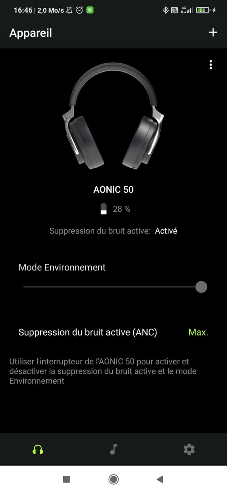 Shure 50 capture d'écran application 1