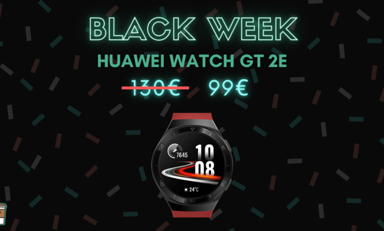 Huawei Watch GT 2e black week bon blan