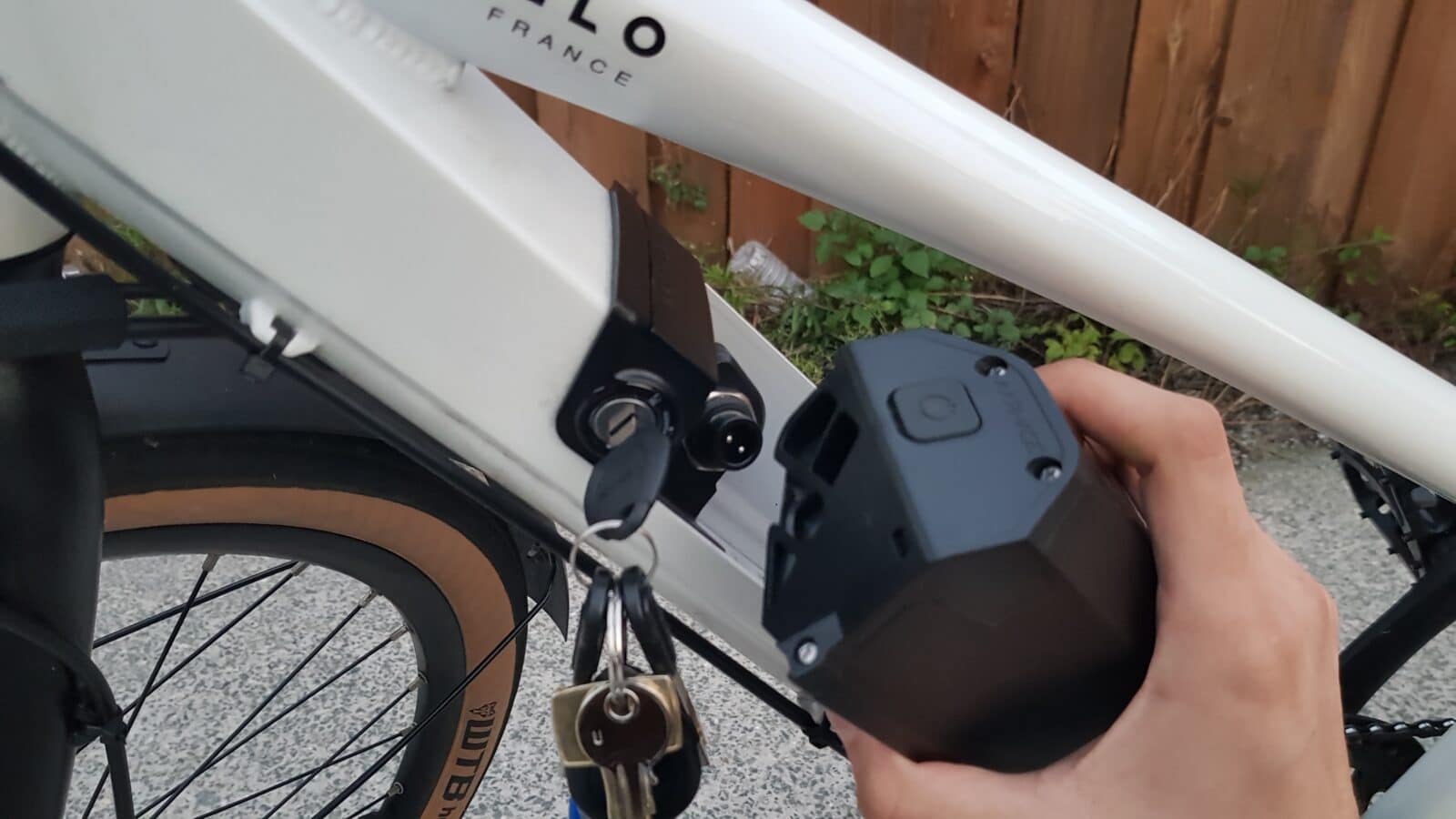 Vélo Mad Urbain - Batterie amovible