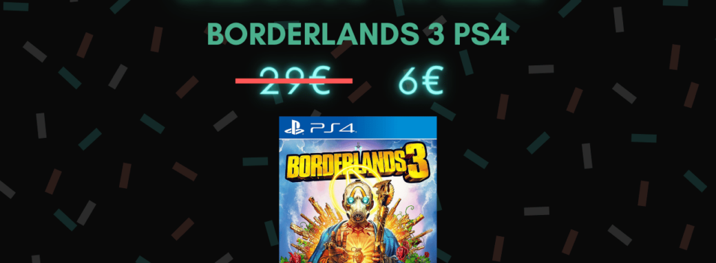 borderlands 3 PS4 bon blan black week