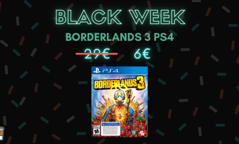 borderlands 3 PS4 bon blan black week