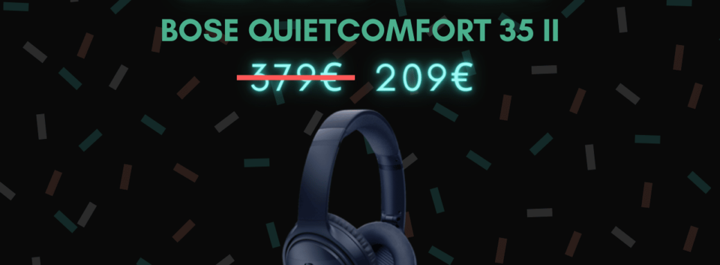 bose quietcomfort 35 II black week bon blan