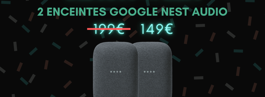 enceintes-google-nest-audio-black-week-bon-plan
