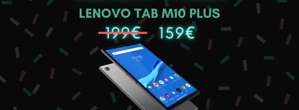 lenovo tab m10 plus bon plan black week