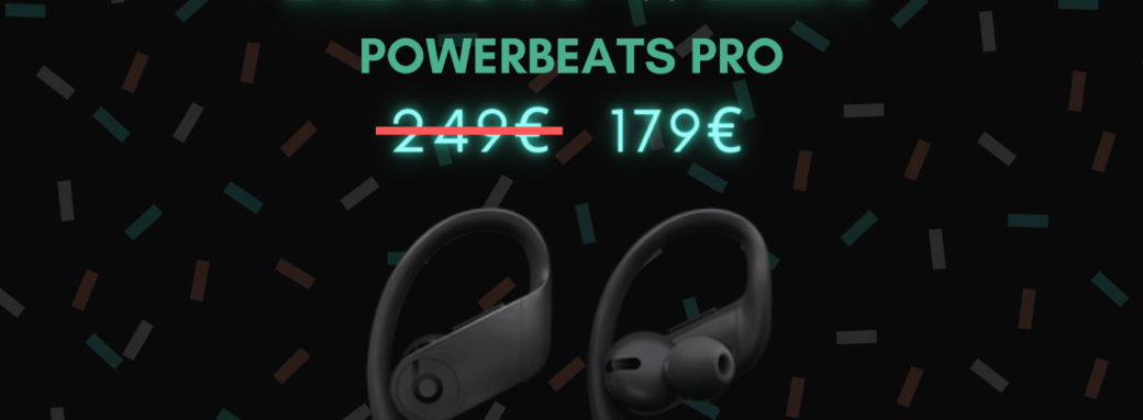 70€ de réduction sur les Beats Powerbeats Pro – Black Week Beats