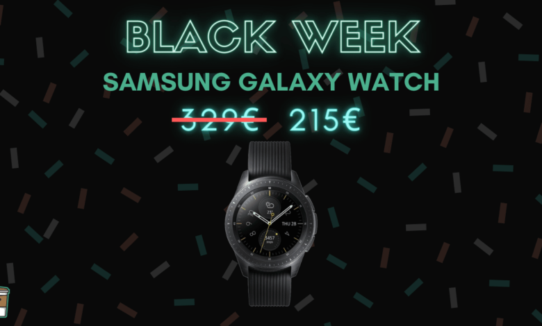 samsung galaxy watch bon plan black week