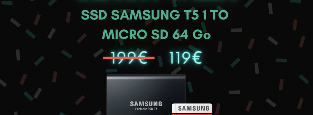ssd samsung T5 1 To bon plan black week