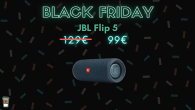 L’enceinte JBL Flip 5 tombe à 99€ pour les fêtes – Black Friday BlackFriday