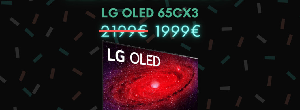 LE OLED 65CX3 black friday