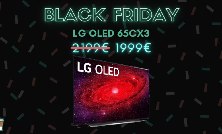 LE OLED 65CX3 black friday