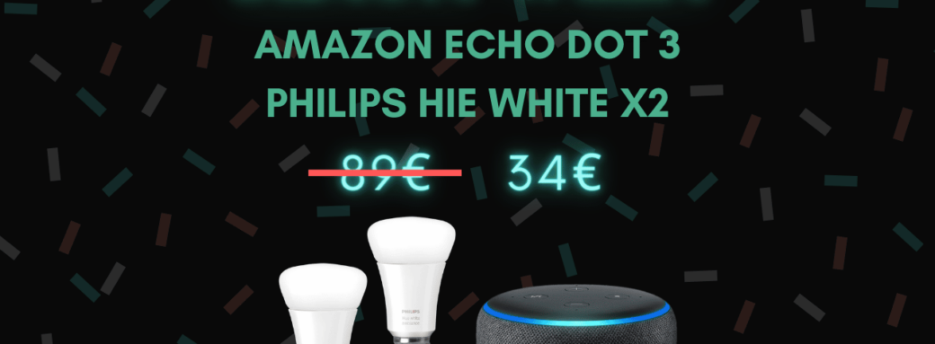 amazon echo dot 3 philips hue black friday