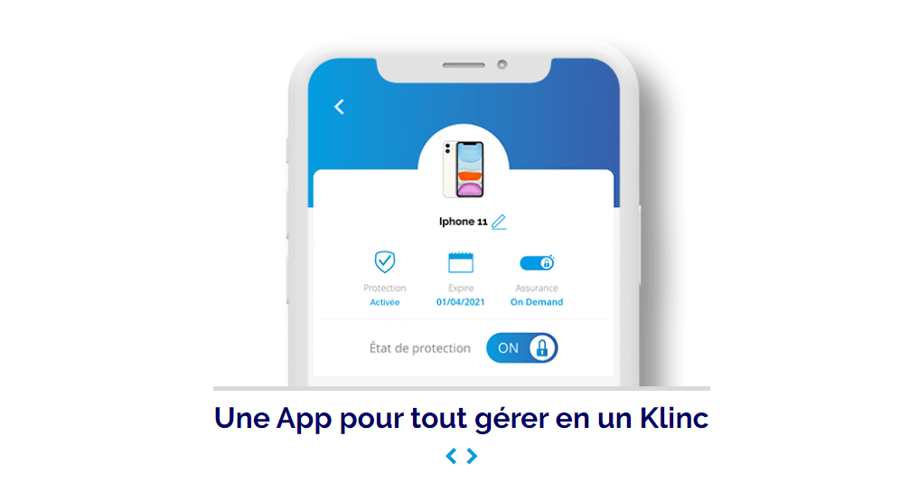 Klinc, la solution pour assurer son téléphone en 1 clic ! assurance
