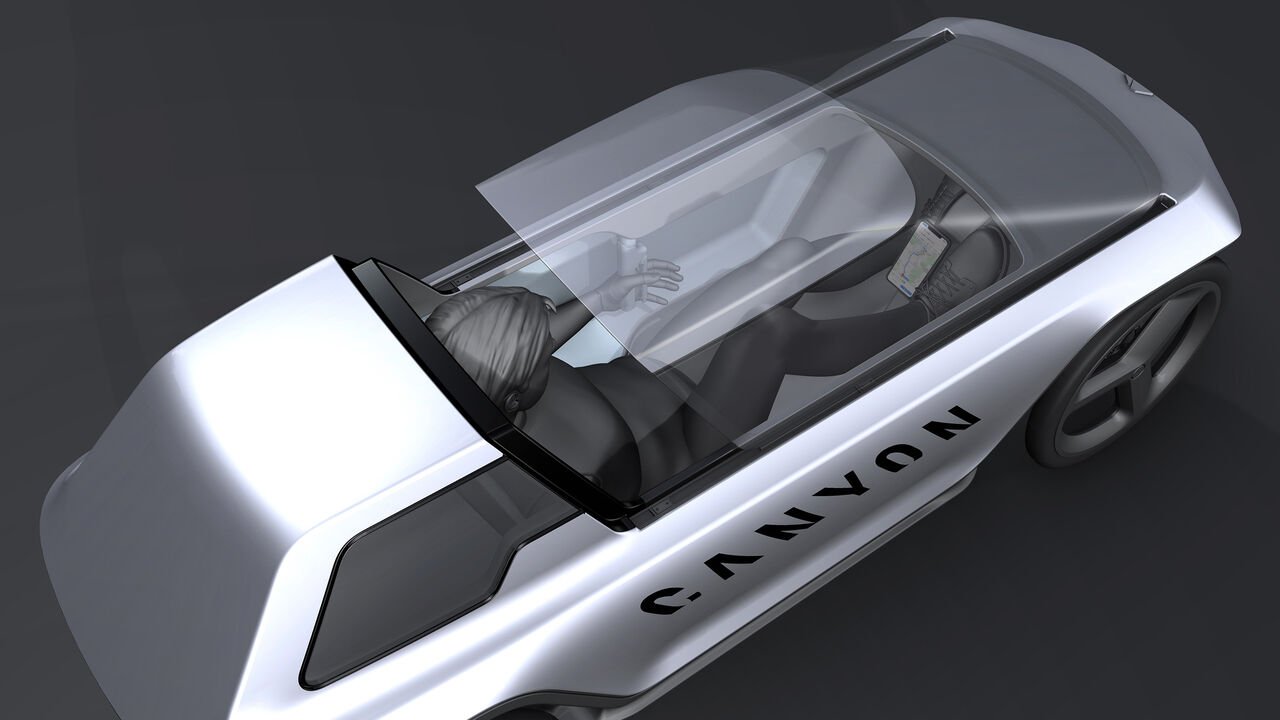 Capsule panoramique du Future Mobility Concept
